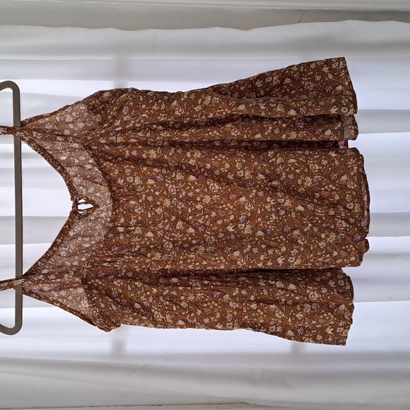 OLD NAVY FLORAL BABYDOLL TOP/ 2XL - Picture 3 of 6